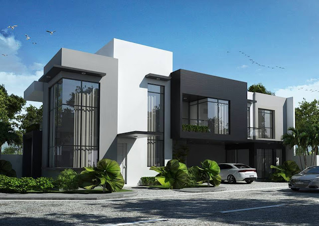Desain rumah mewah minimalis modern 2 lantai Desain rumah mewah minimalis modern 2 lantai