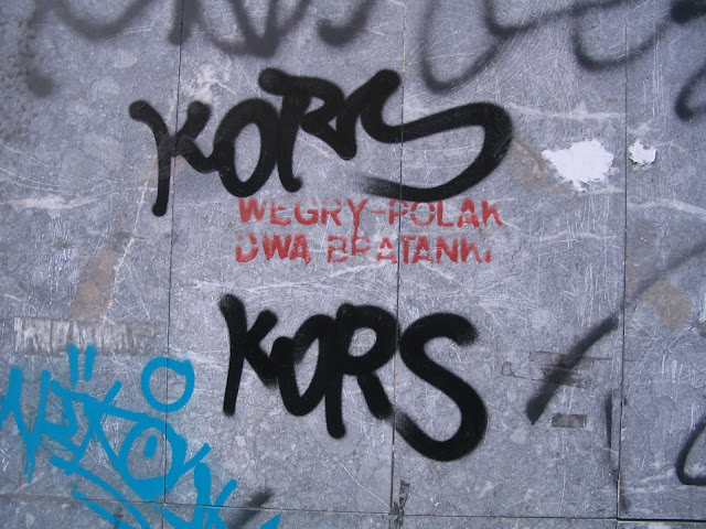 wegry-polak dwa bratanki, Rákoczi út, Budapest, street art, Magyarország, Hungary, VIII. kerület