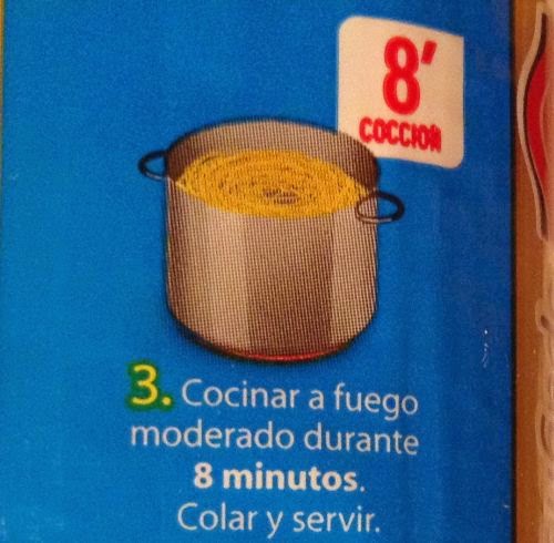 instrucciones para cocinar fideos