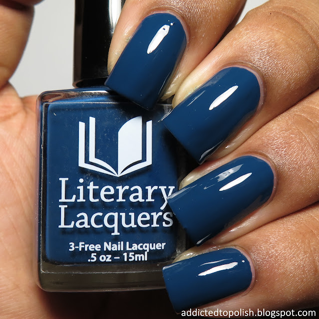 literary lacquers blue stocking romance creme a la mode box