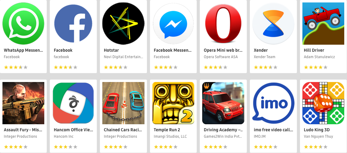 Tizen магазин приложений