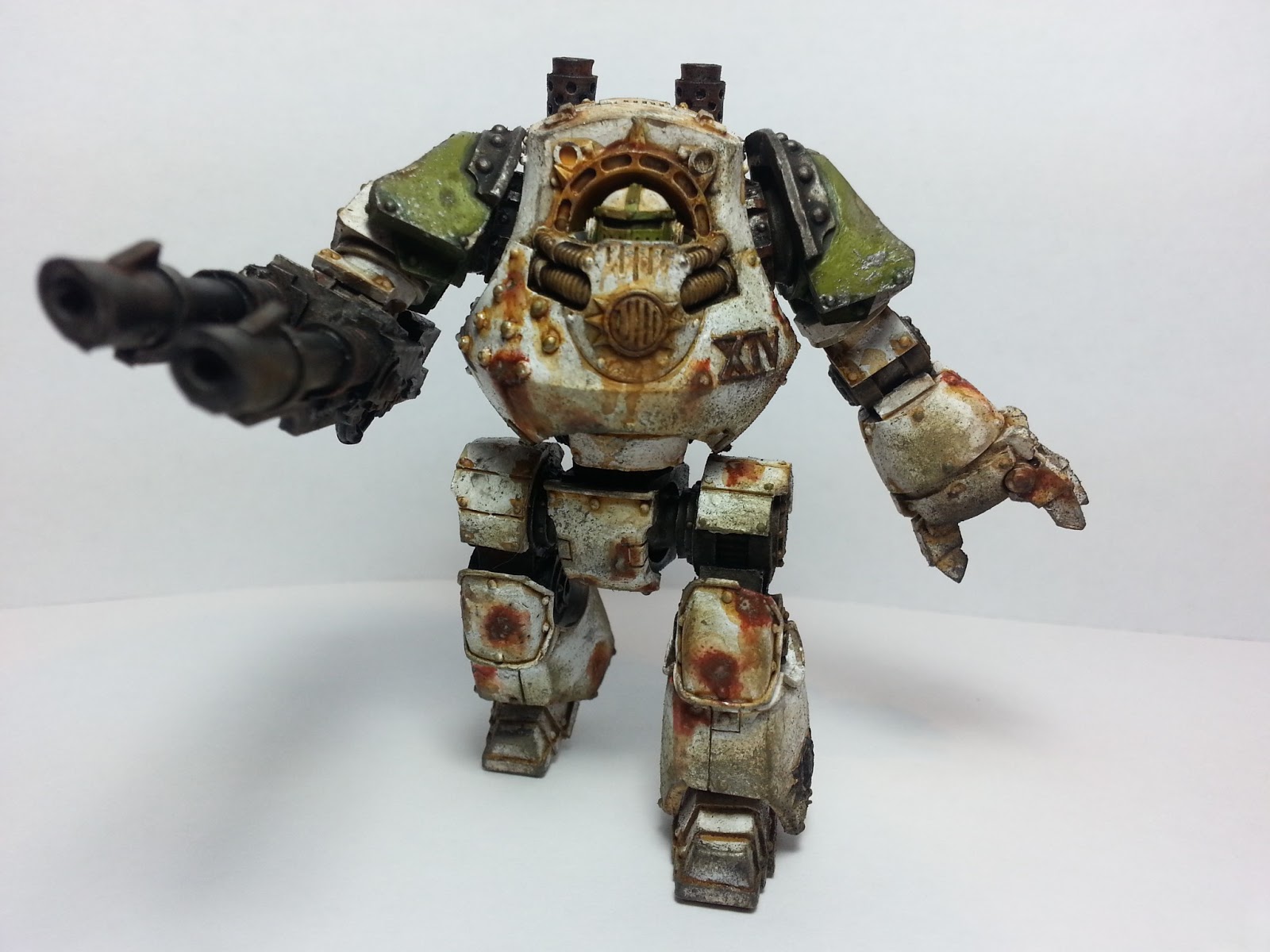 The Odd Stop Paint Job Death Guard Contemptor Dreadnought