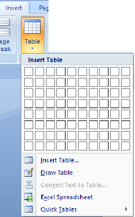 Cara Membuat tabel pada Microsoft Word | Bloosoean