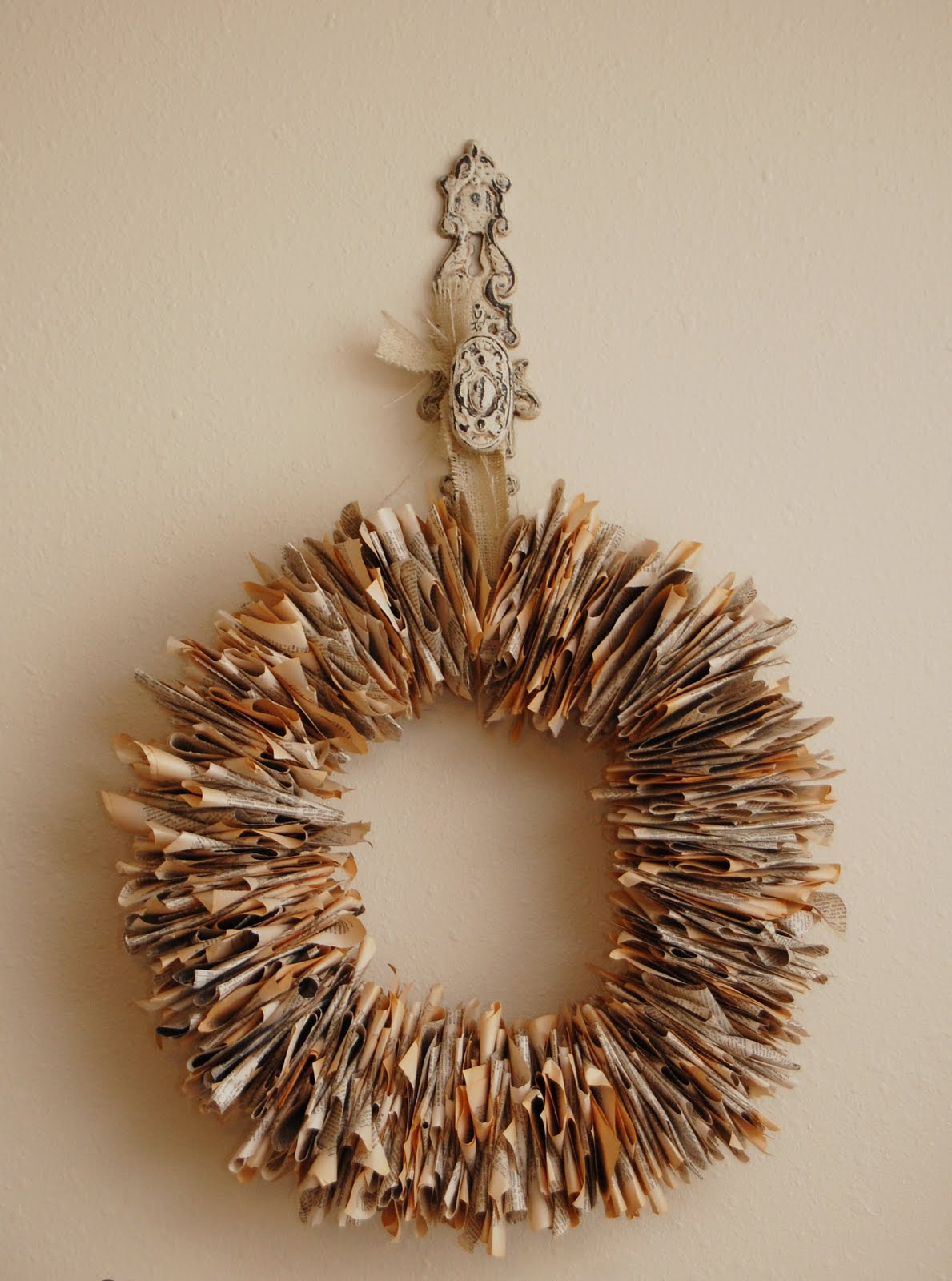 Boxers, Cleats, and Me Dictionary Wreath Tutorial