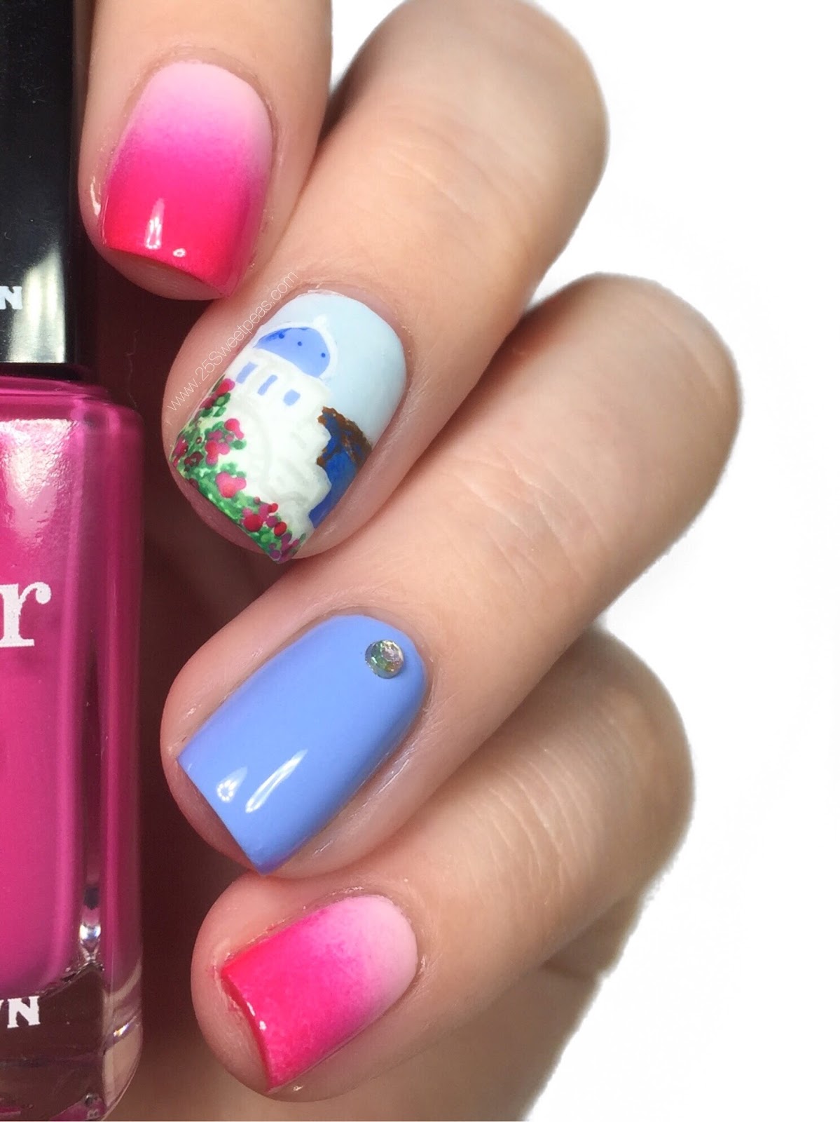 2 Greece Inspired Manis — 25 Sweetpeas