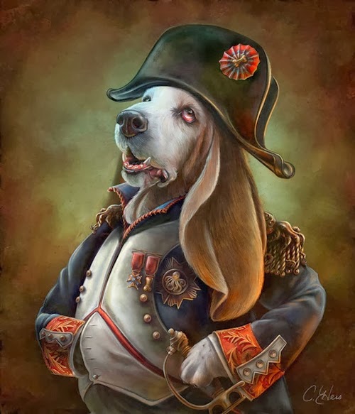 07-Napoleon-Bonaparte-Animals-From-History-Illustrator-&-Writer-Christina-Hess-www-designstack-co