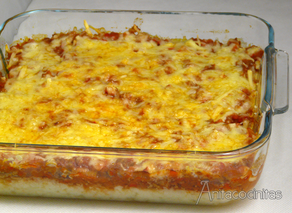 Anita Cocinitas Pastel de carne y coliflor