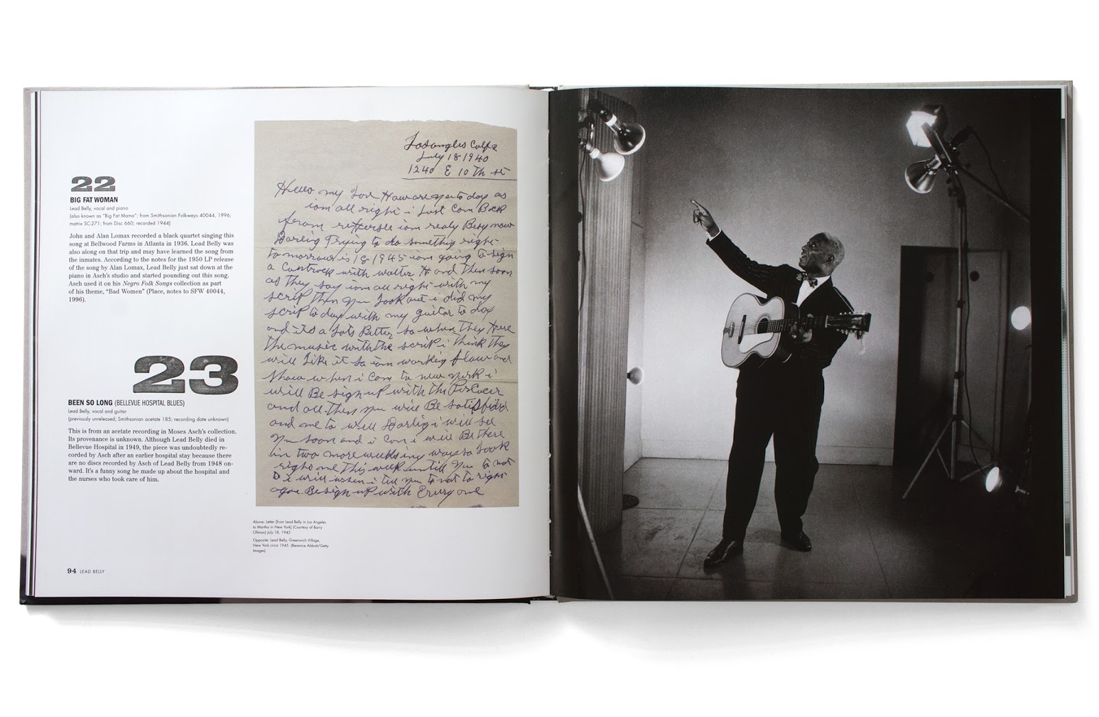 Lead Belly The Smithsonian Folkways Collection on Packaging of the