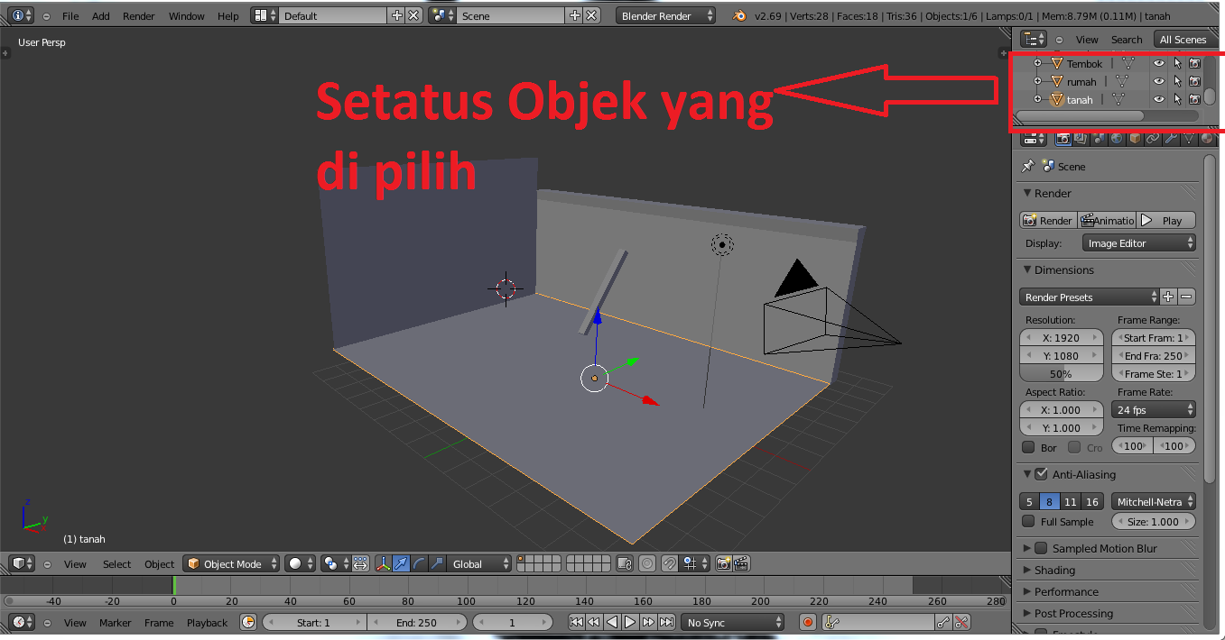 Cara Menambahkan Texture Pada Objek - Black Blender || Semua Tutorial ...