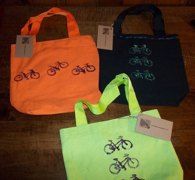 anniebikes Stamping Bicycle Gift Bags