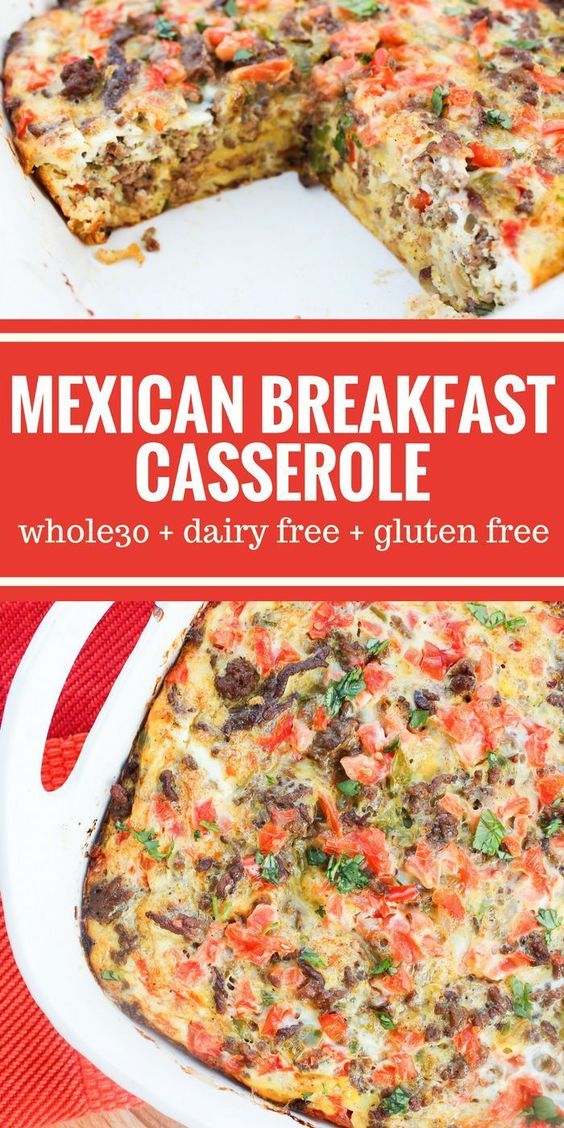 KETO WHOLE 30 + PALEO MEXICAN BREAKFAST CASSEROLE WONDERFUL RECIPES
