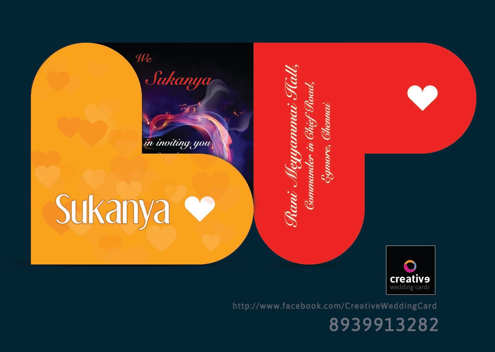 Chrompet Wedding Card