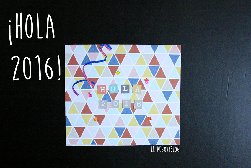 Cómo crear una sencilla tarjeta con papeles estampados