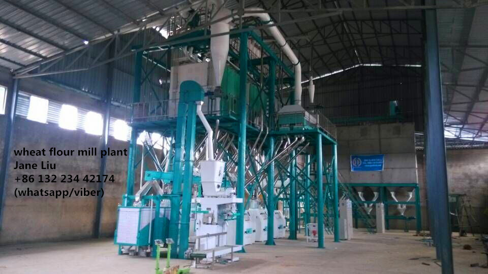 maize mill and wheat flour mill 80t wheat flour mill machines running
