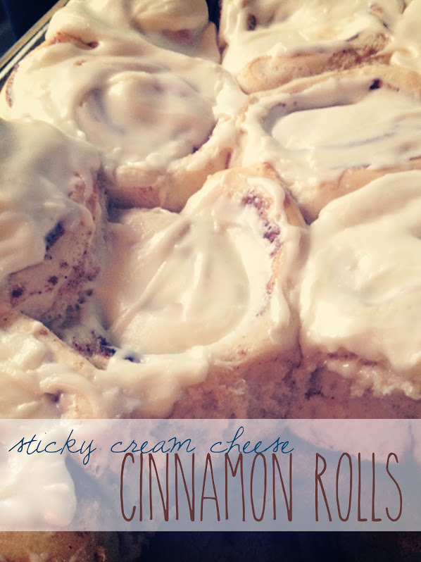 Sticky Cream Cheese Cinnamon Rolls with Lion House Dough Shan Made