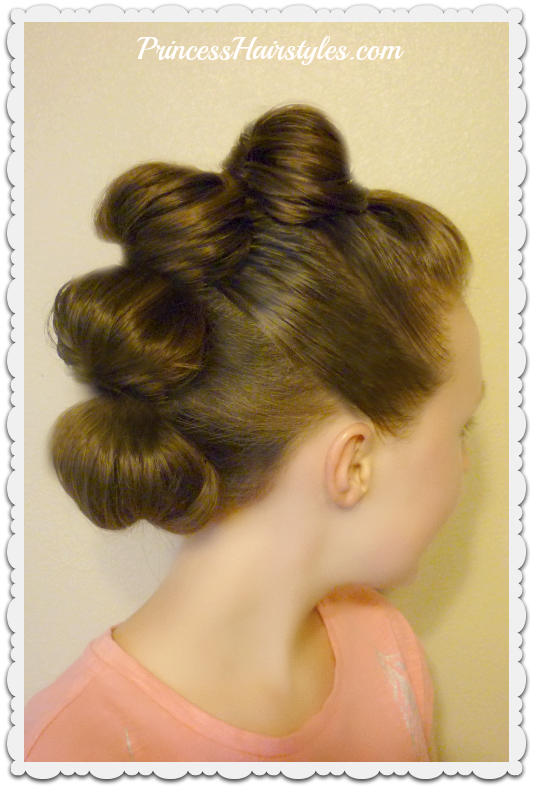 Topsy Tail Bubble Faux Hawk Tutorial Dance Hairstyles  Hairstyles For  Girls  Princess Hairstyles