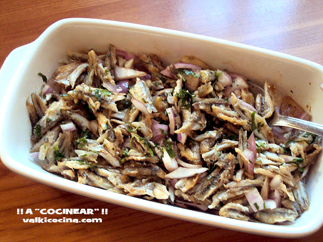 Ensalada restos pescado