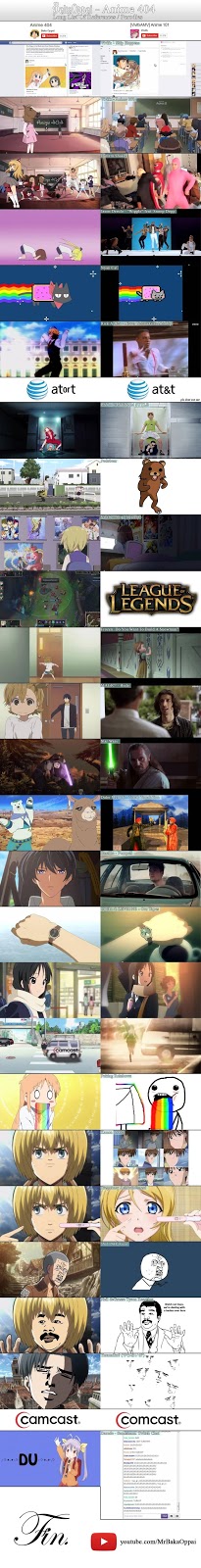 Escenas parodias anime 404