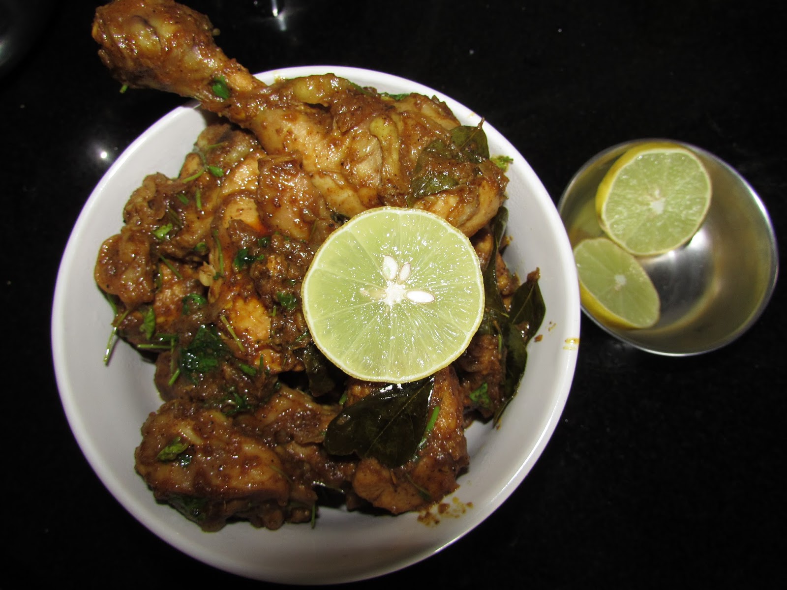 Non Vegetarian Recipes Pepper Chicken (Semi Gravy) Spicy Pepper