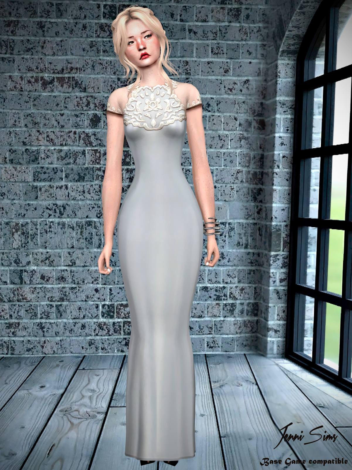 Downloads sims 4:Base Game compatible Evening Dress | JenniSims