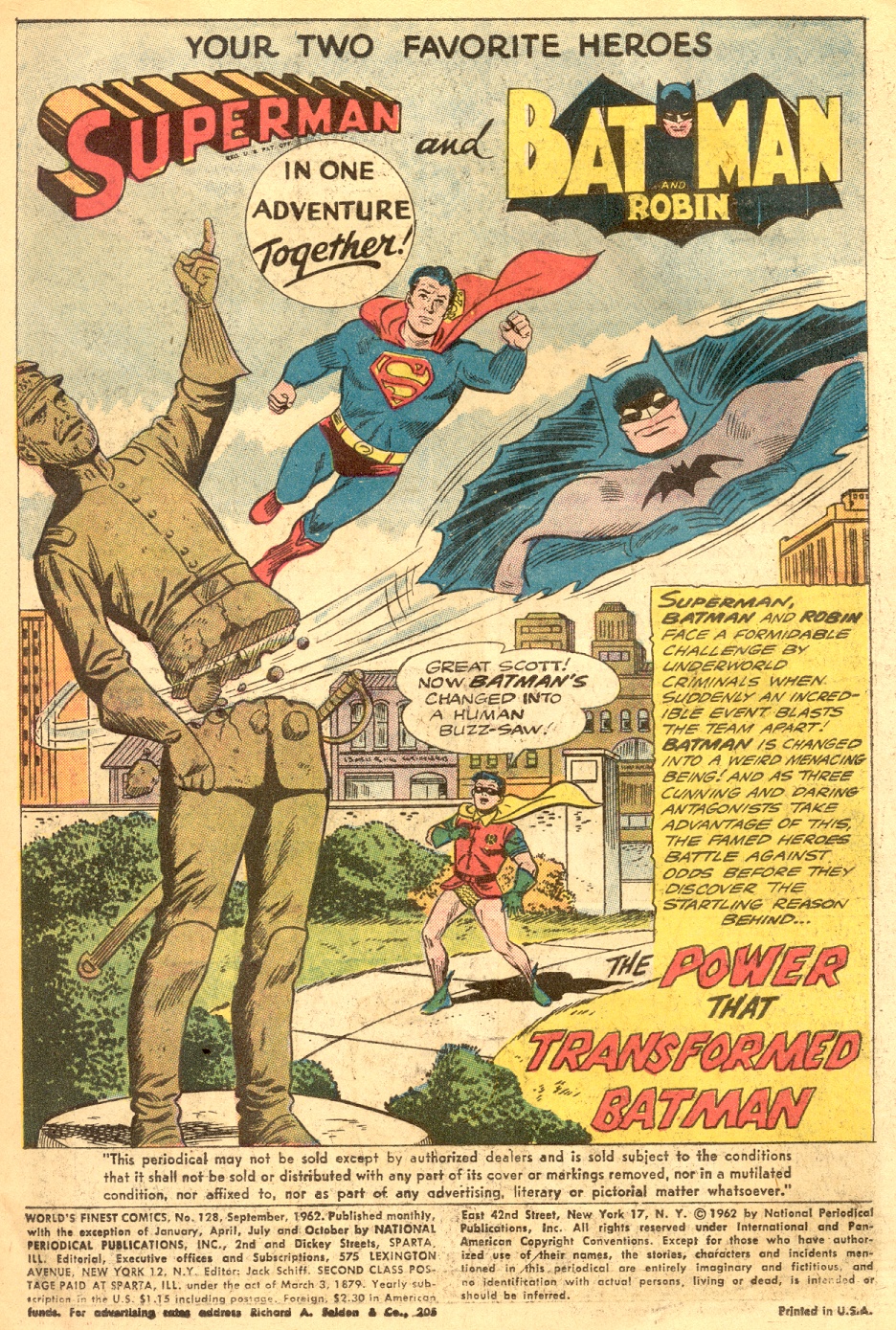 Read online World's Finest Comics comic -  Issue #128 - 3