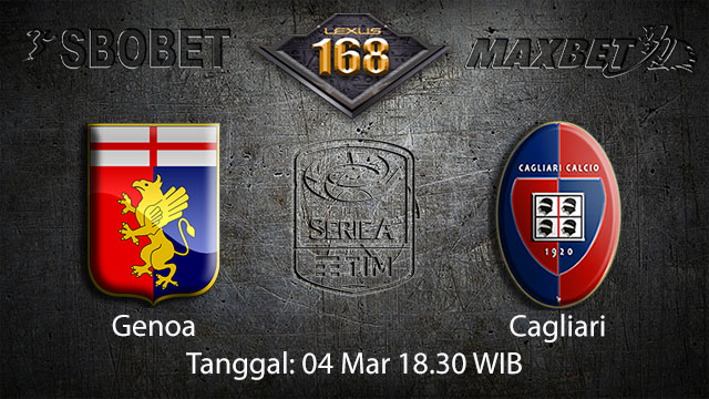 BOLA88 - PREDIKSI TARUHAN BOLA GENOA VS CAGLIARI 4 MARET 2018 ( ITALIAN SERIE A )