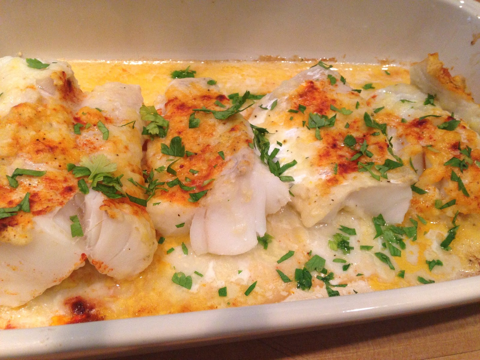 lemon butter baked cod