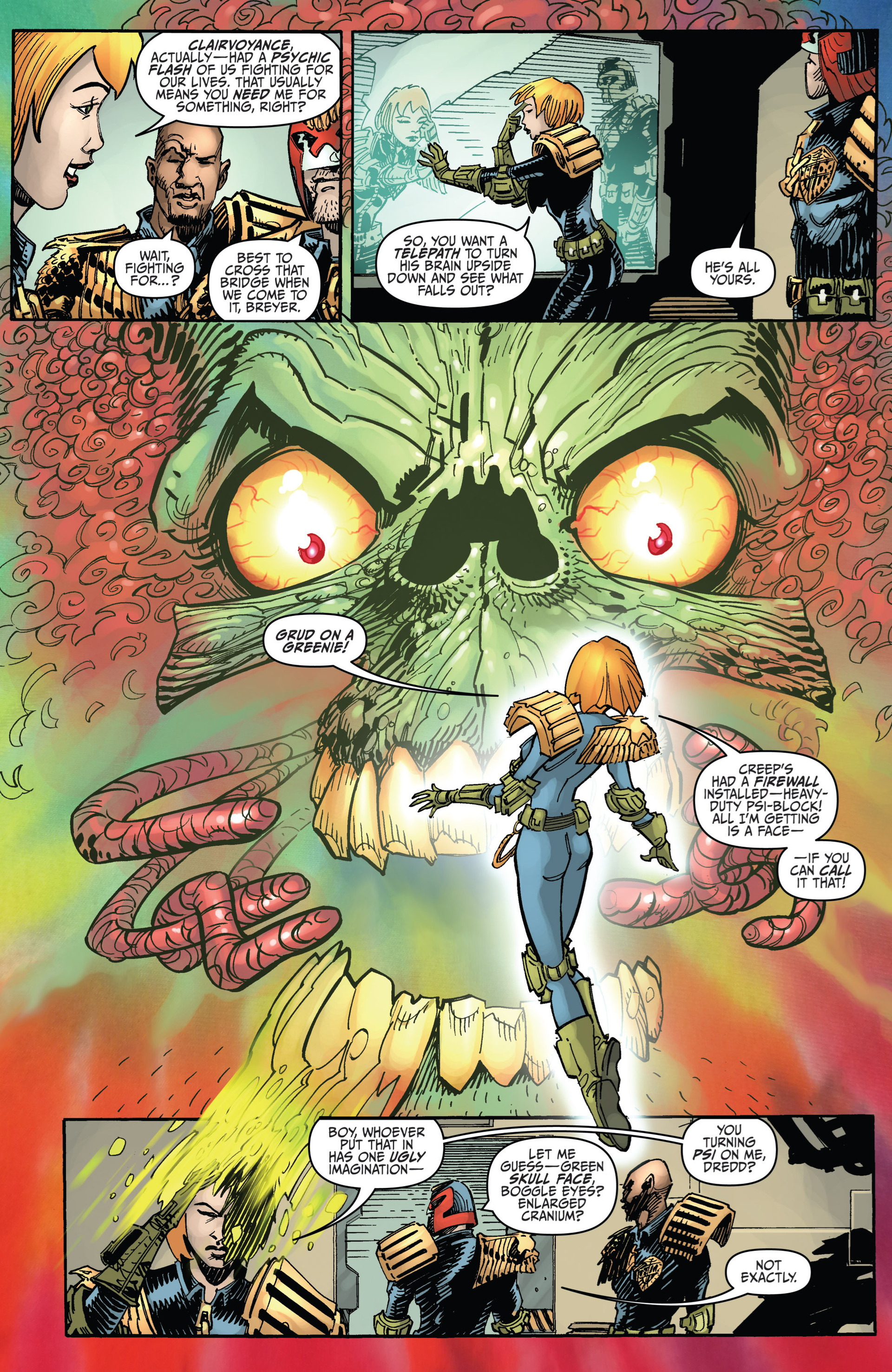 Read online Mars Attacks Judge Dredd comic -  Issue #2 - 11