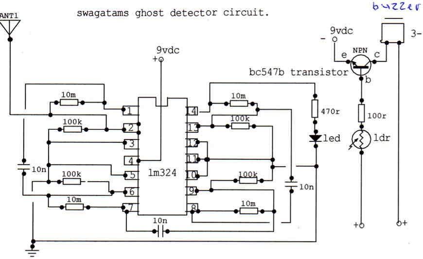 Ghost Detector Circuit Prototype Images