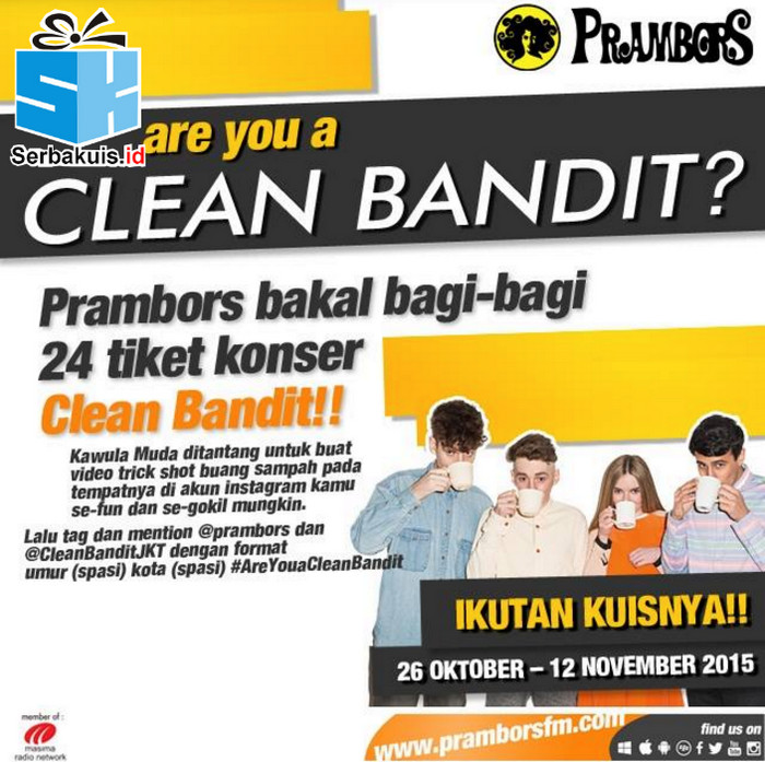Kuis Are your a Clean Bandit?