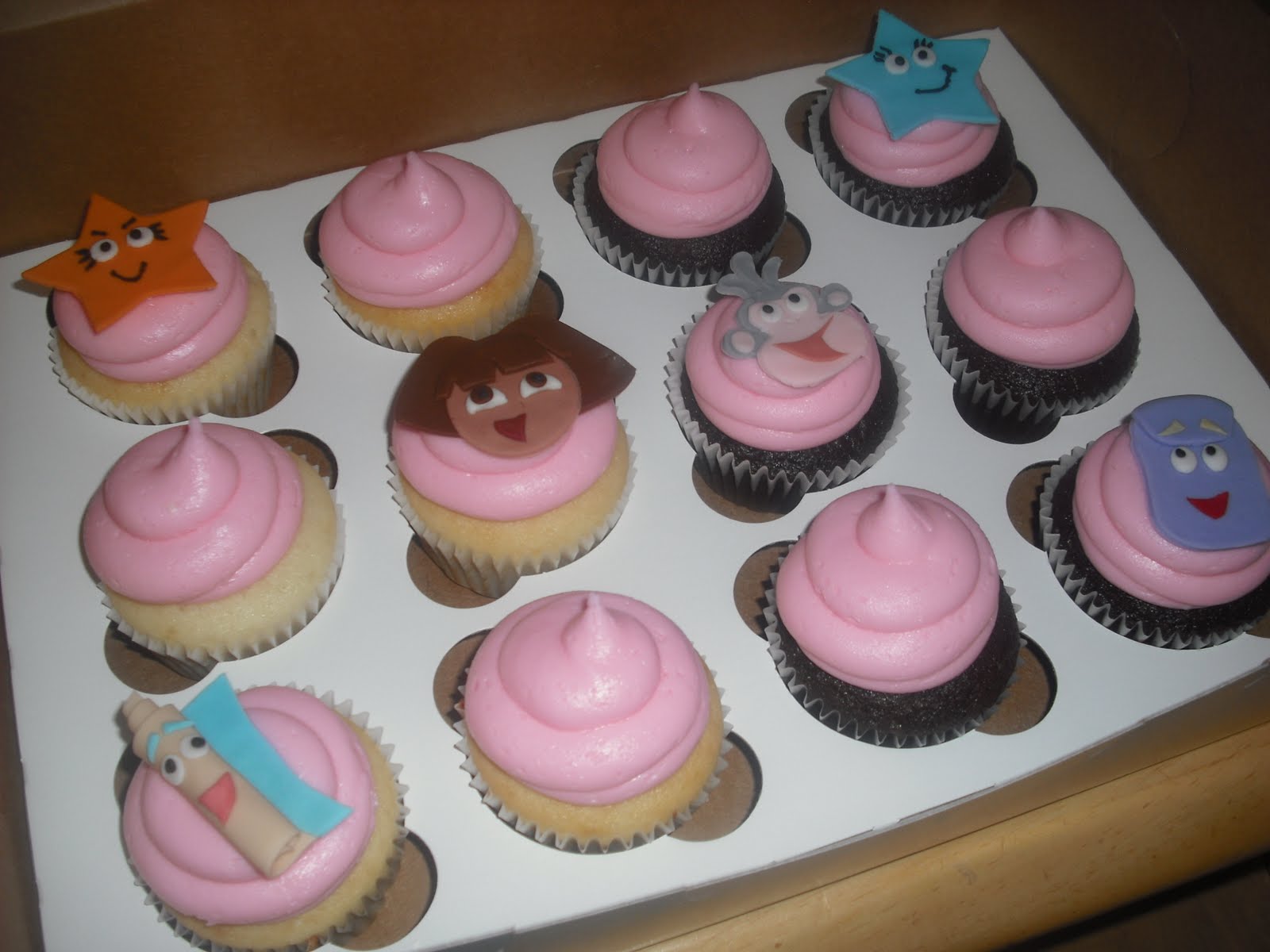 Sprinklebelle Dora Cupcakes
