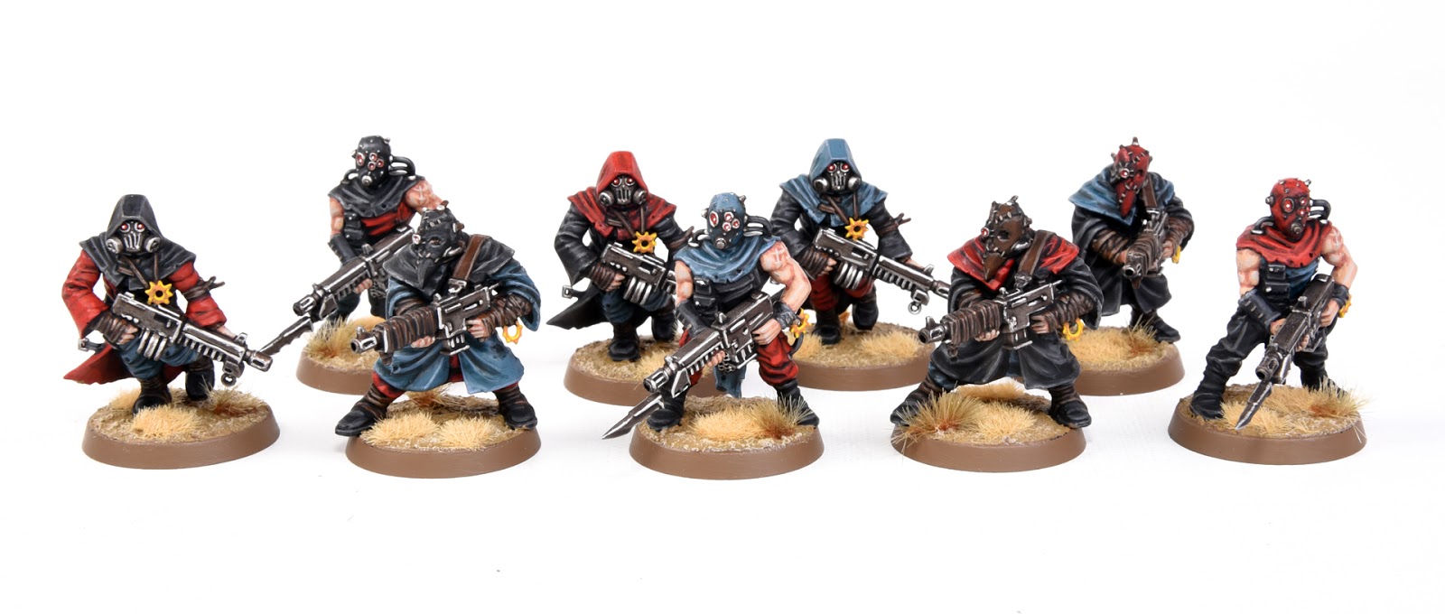 Showcase 9 Chaos Cultists with Autoguns Tale of Painters