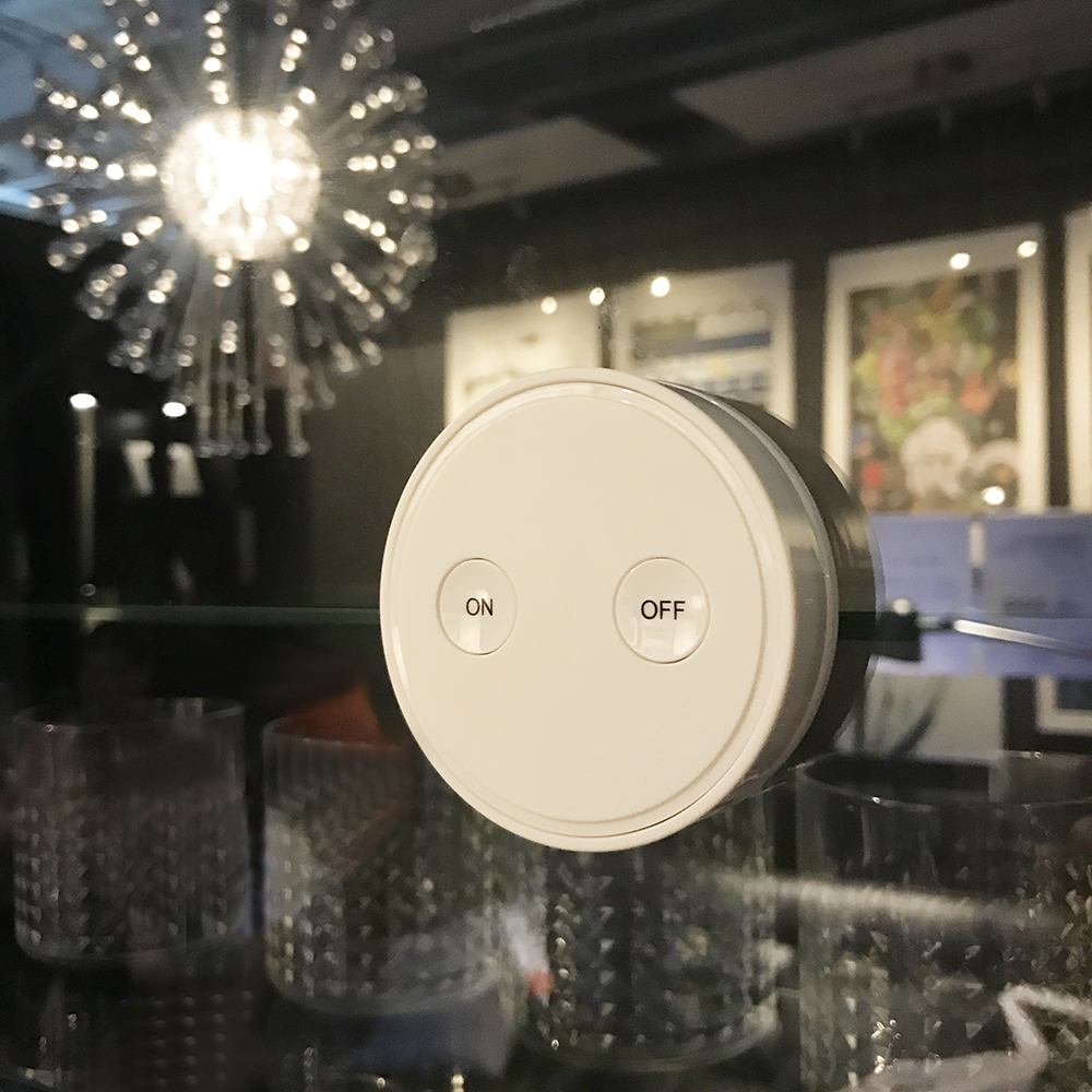 Loratap Wireless Light Switch In A Gallery