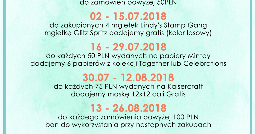 Craft4You Blog sklepu z materiałami do scrapbooking ATRAKCJE NA
