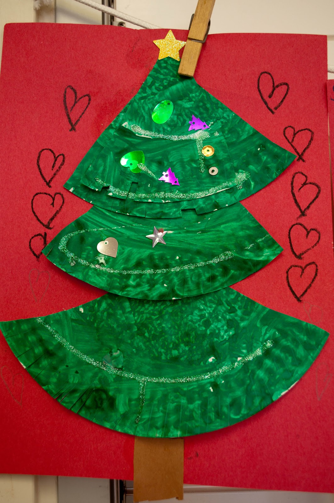 Mrs. Ricca's Kindergarten Christmas Tree Craft