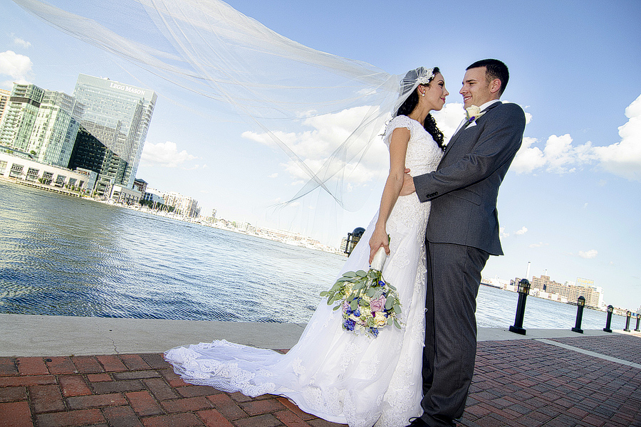 Baltimore Inner Harbor Wedding Photography