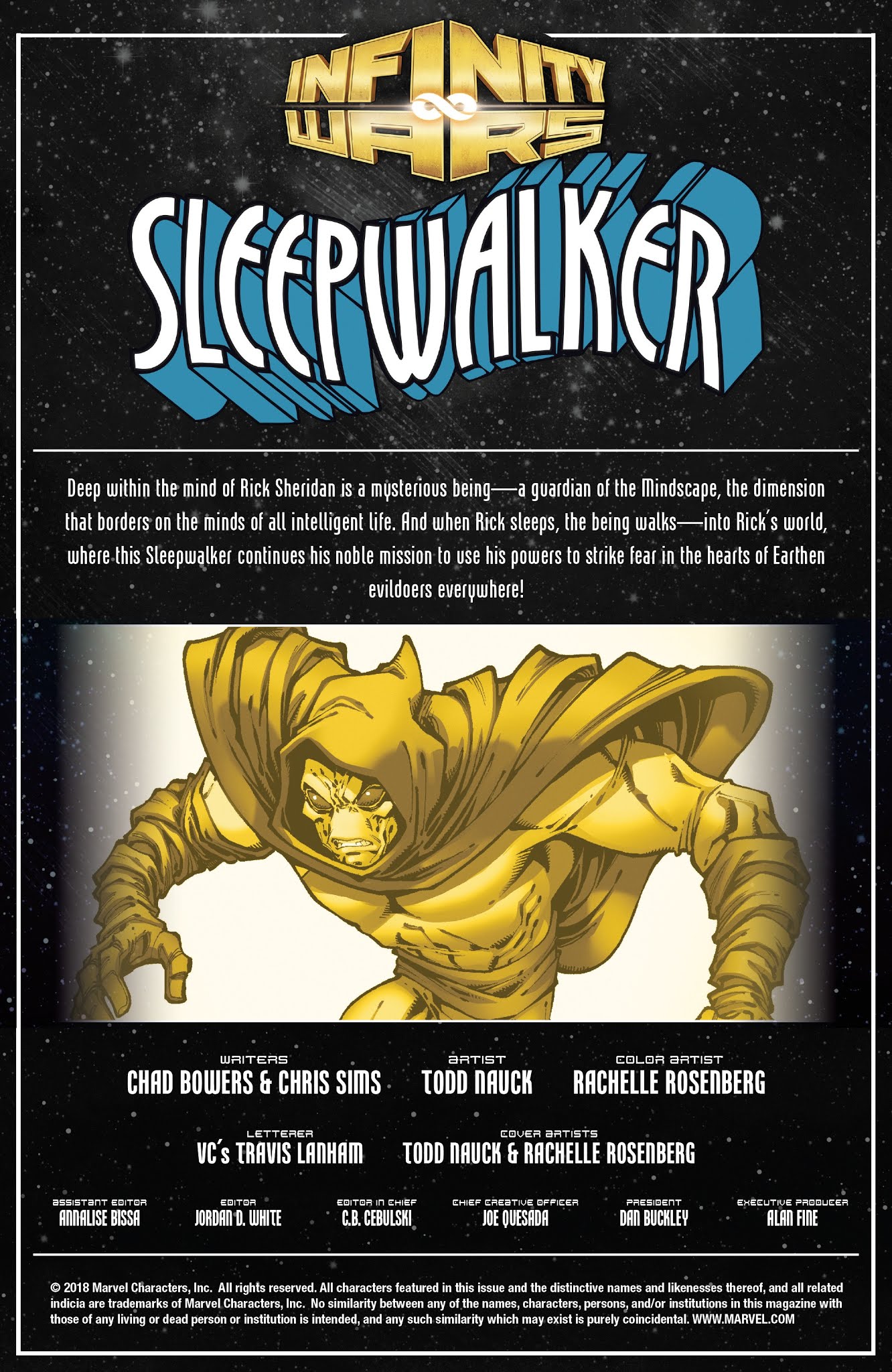 Read online Infinity Wars: Sleepwalker comic -  Issue #1 - 2