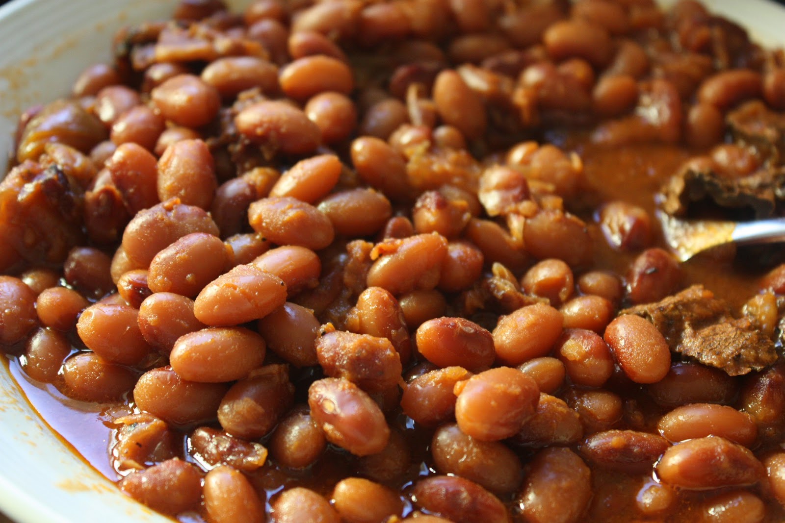 Maple chipotle baked beans
