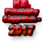 H.S. Philosophy Suggestion 2017 for Final Exam. H.S. Philosophy Suggestion 2017 for Final Exam.