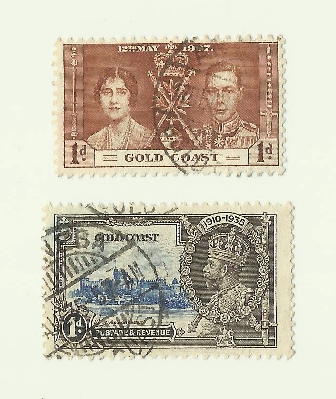 mizan matawang dan setem: Old Stamps Of British Gold Coast ( Africa ...