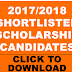 ATI ANNANG 2017/2018 Scholarship List of Shortlisted Candidates