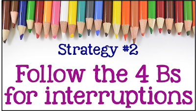 Struggling with interruptions during small group time? Here are some helpful strategies on maintaining focus when students work in their small groups!