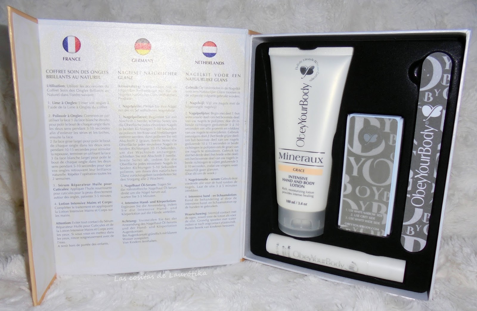 Obey Your Body Kit de uñas Las cositas de Laurótika