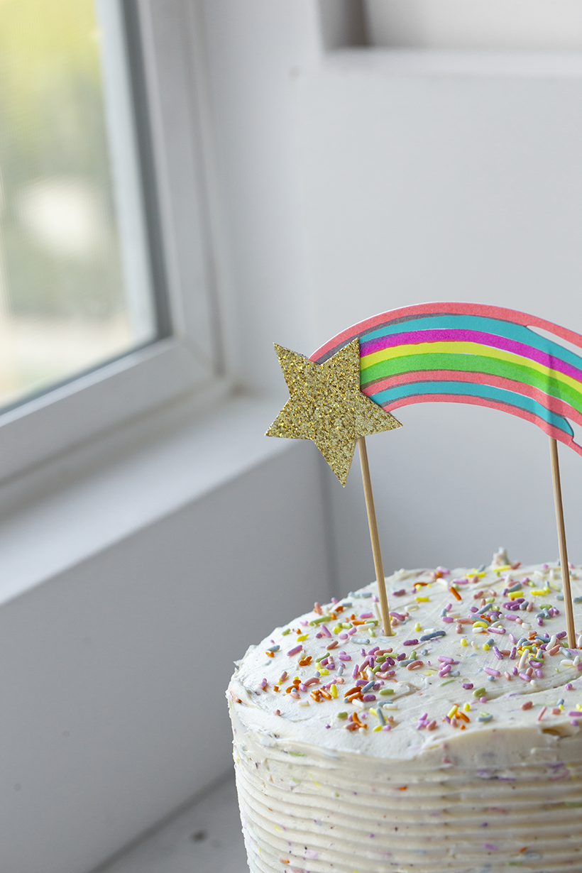 birthday rainbow cake