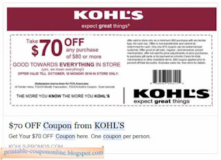 Free Printable Kohls Coupons Free Printable Kohls Coupons