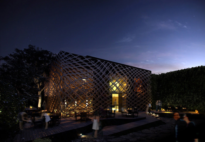 Restaurant par Rojkind Arquitectos et Esrawe Studio