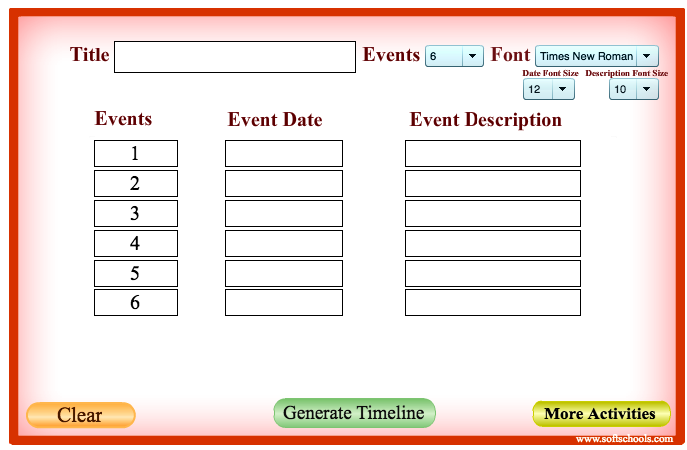 here is a great tool for creating educational timelines with
