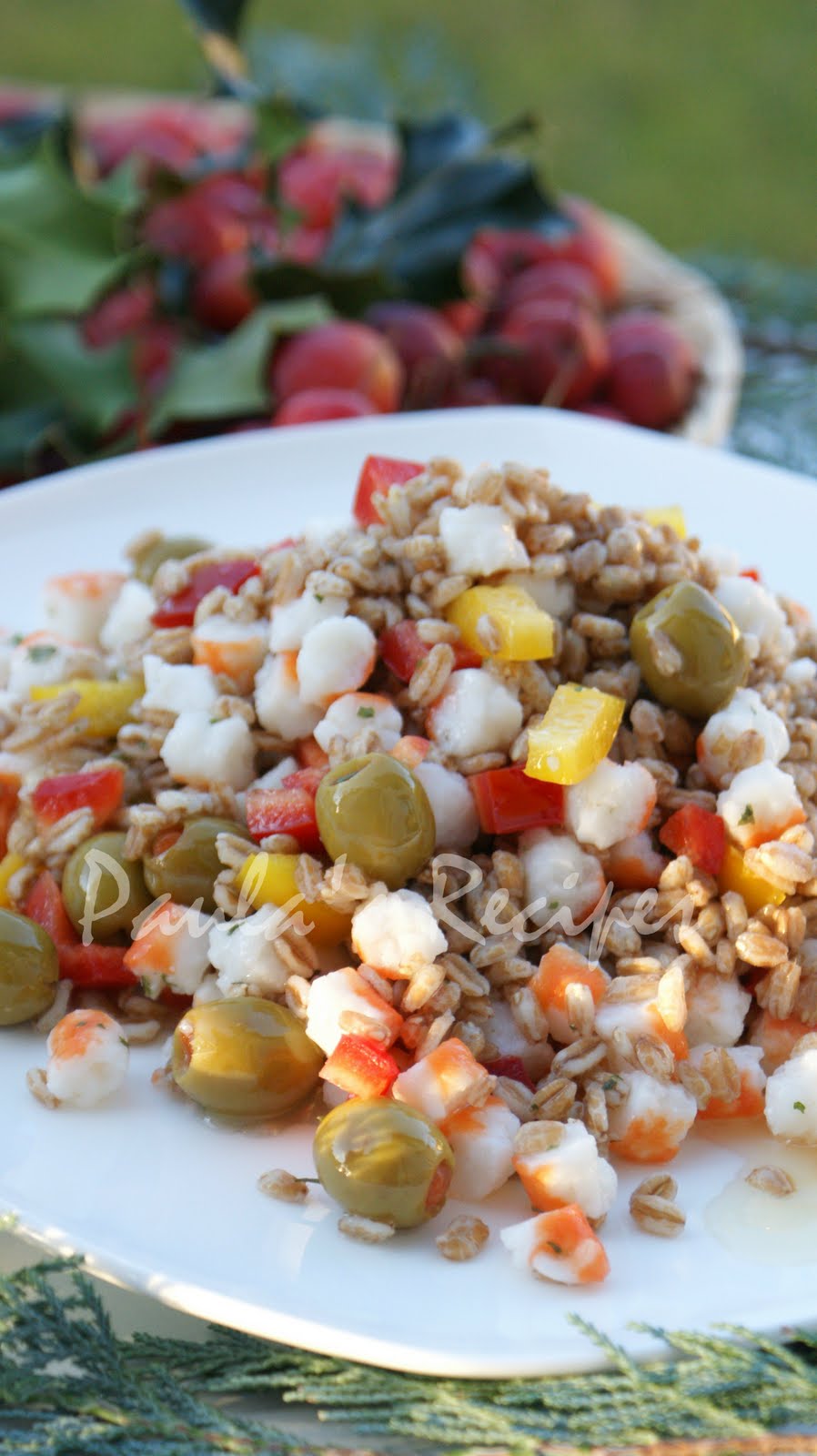 Dinkelsalat Rezepte, Einfache Rezept Für Einen Dinkelsalat Mit Gegrilltem Hühnchen