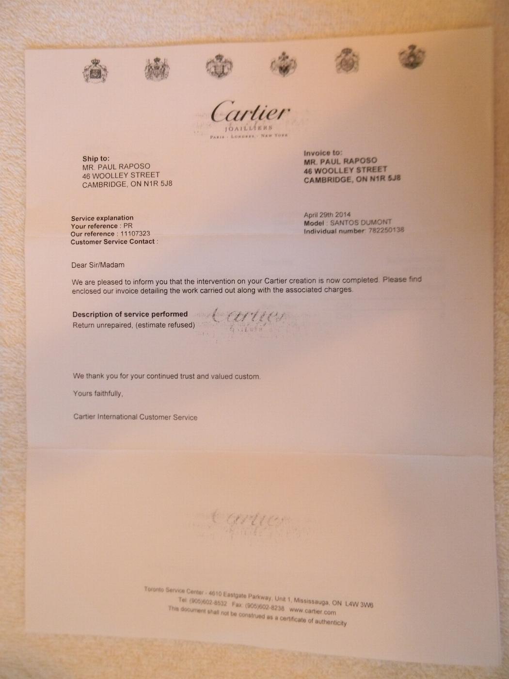 Paul S Pens Watches Cartier Santos Dumont