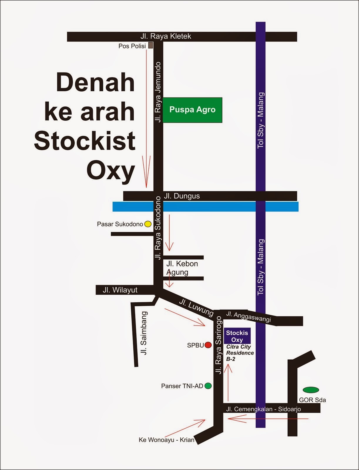 DENAH KE STOCKIST